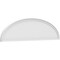 Ekena Millwork Elliptical Smooth Architectural Grade PVC Pediment, 60"W x 16"H x 2"P PEDPS060X160ELL00 - alternate 1